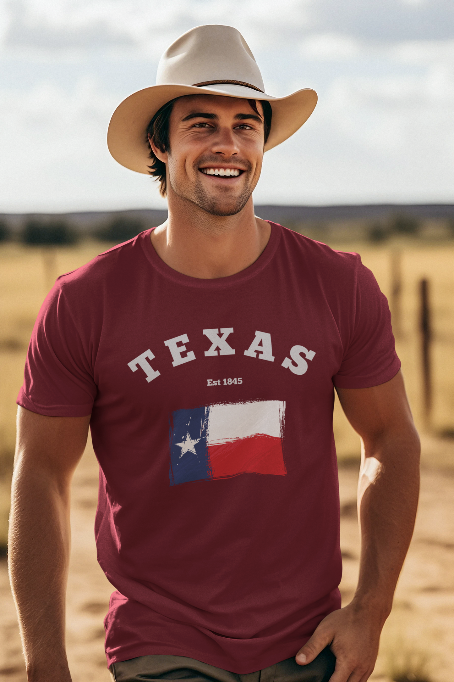 Texas Flag Est 1845 T-Shirt
