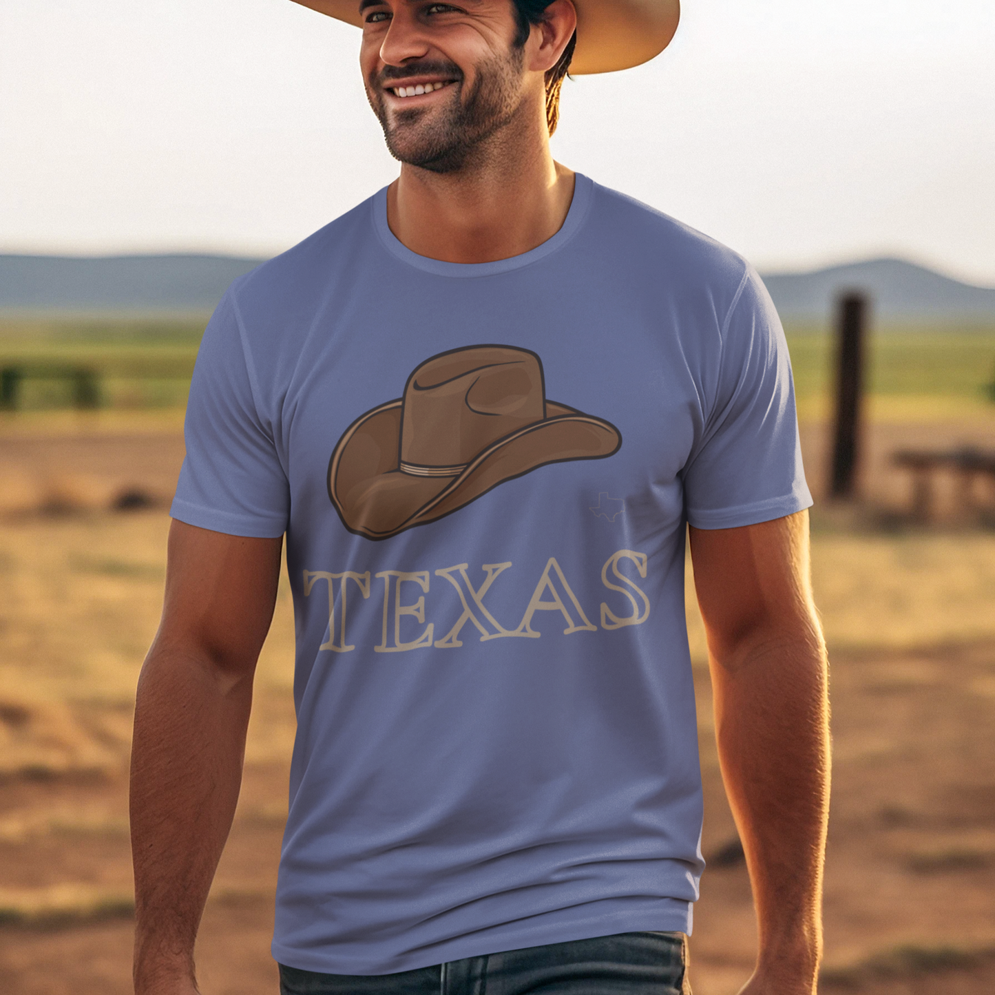 Texas Cowboy Hat T-Shirt