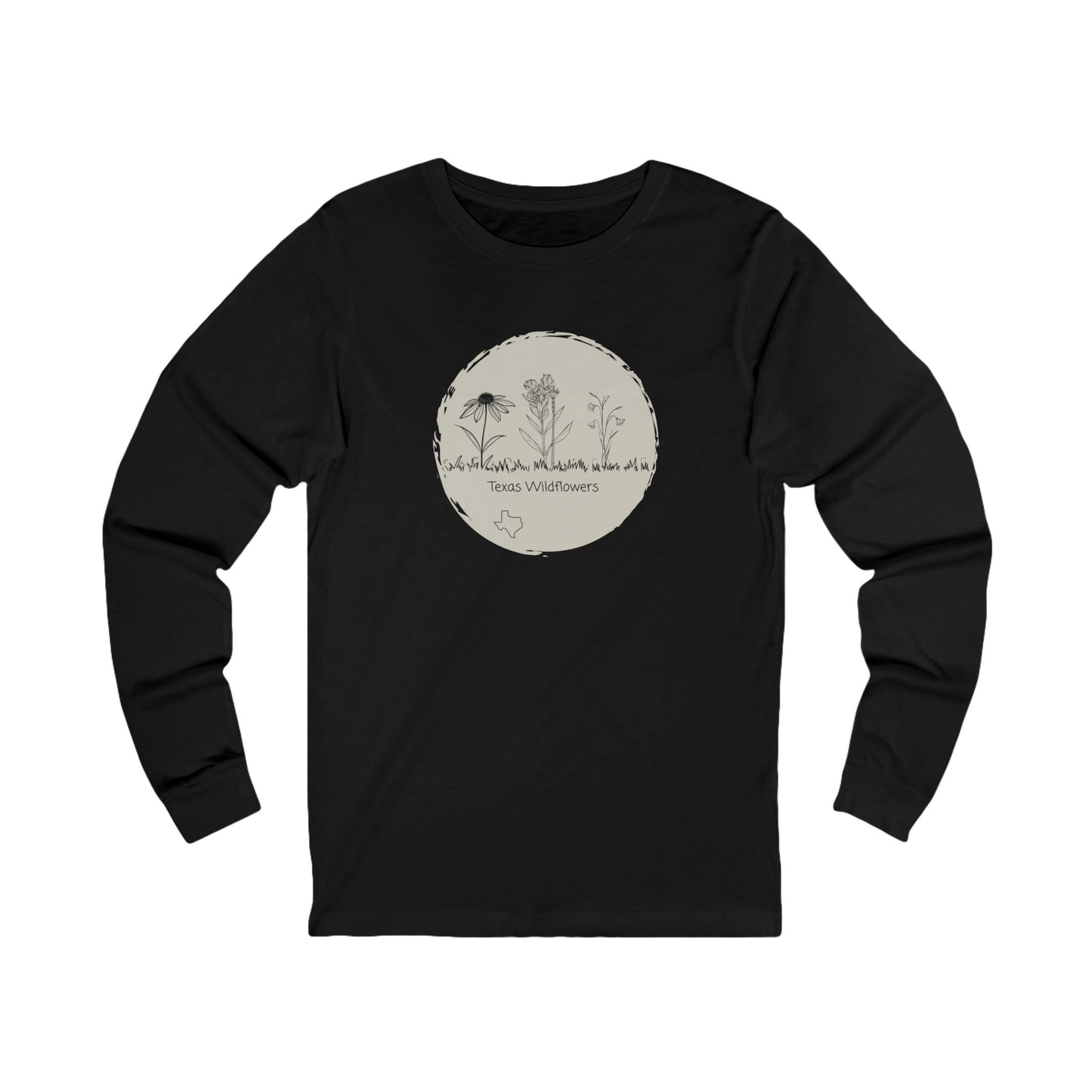 Texas Wildflower Long Sleeve Tee  - Explore Your Wild Side
