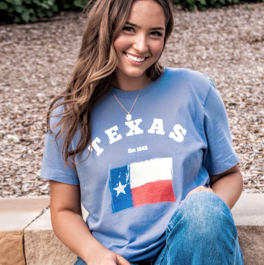 Texas Flag Est 1845 T-Shirt