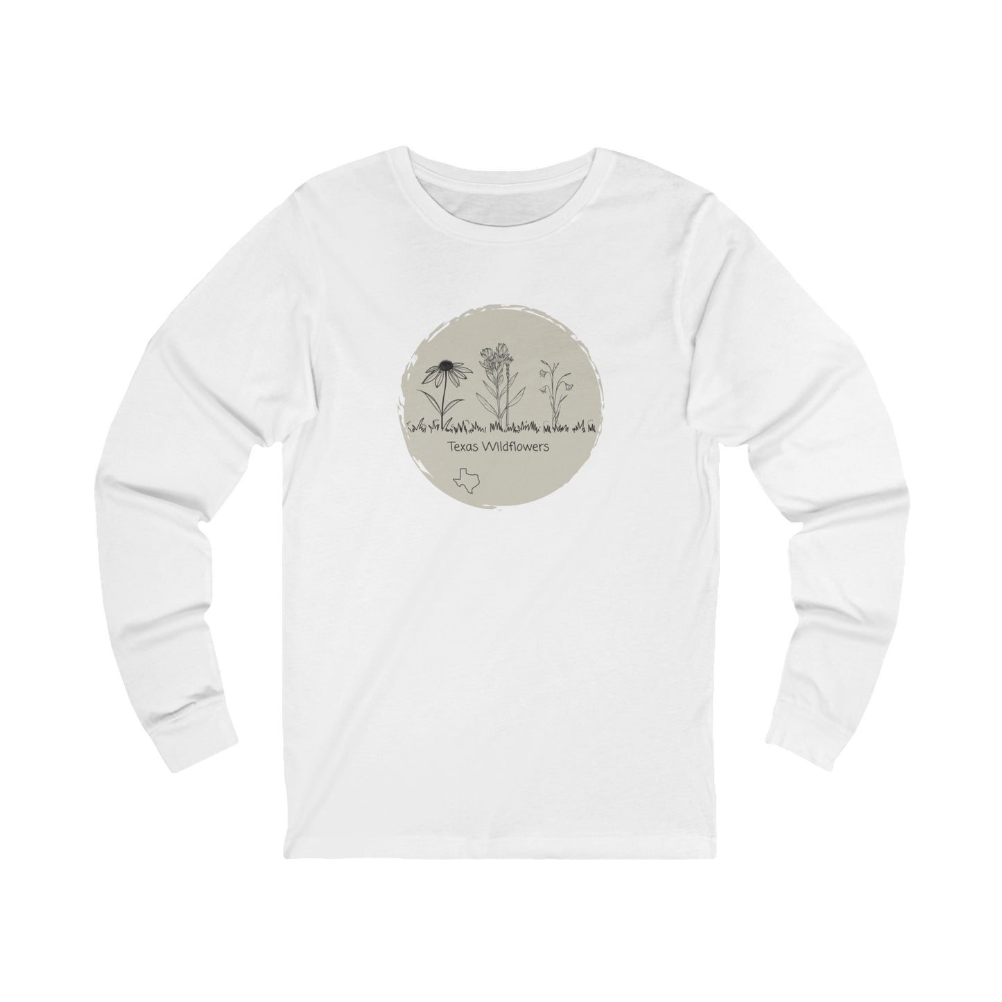 Texas Wildflower Long Sleeve Tee  - Explore Your Wild Side