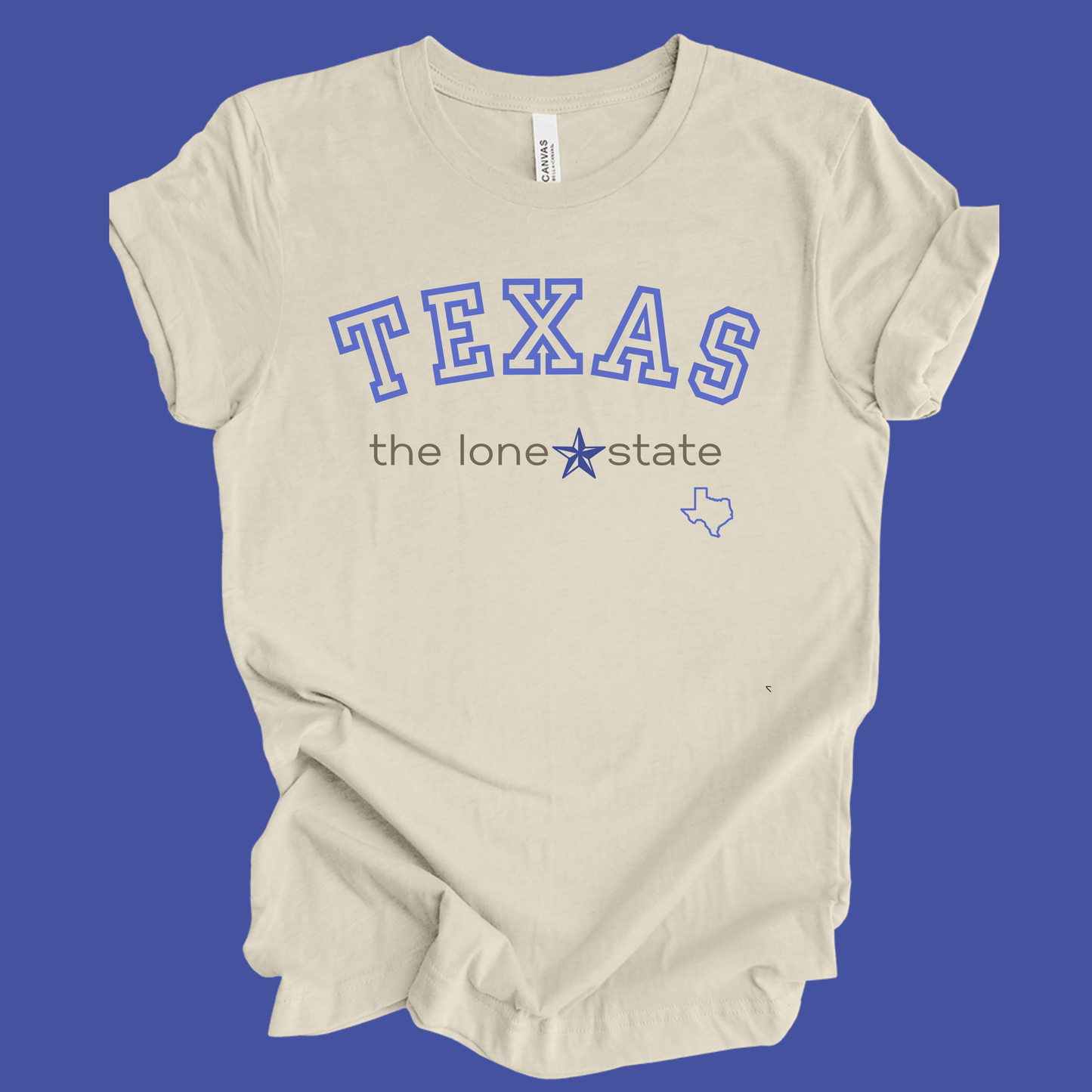 Texas 'The Lone Star State' Tee - Retro College Style T-Shirt