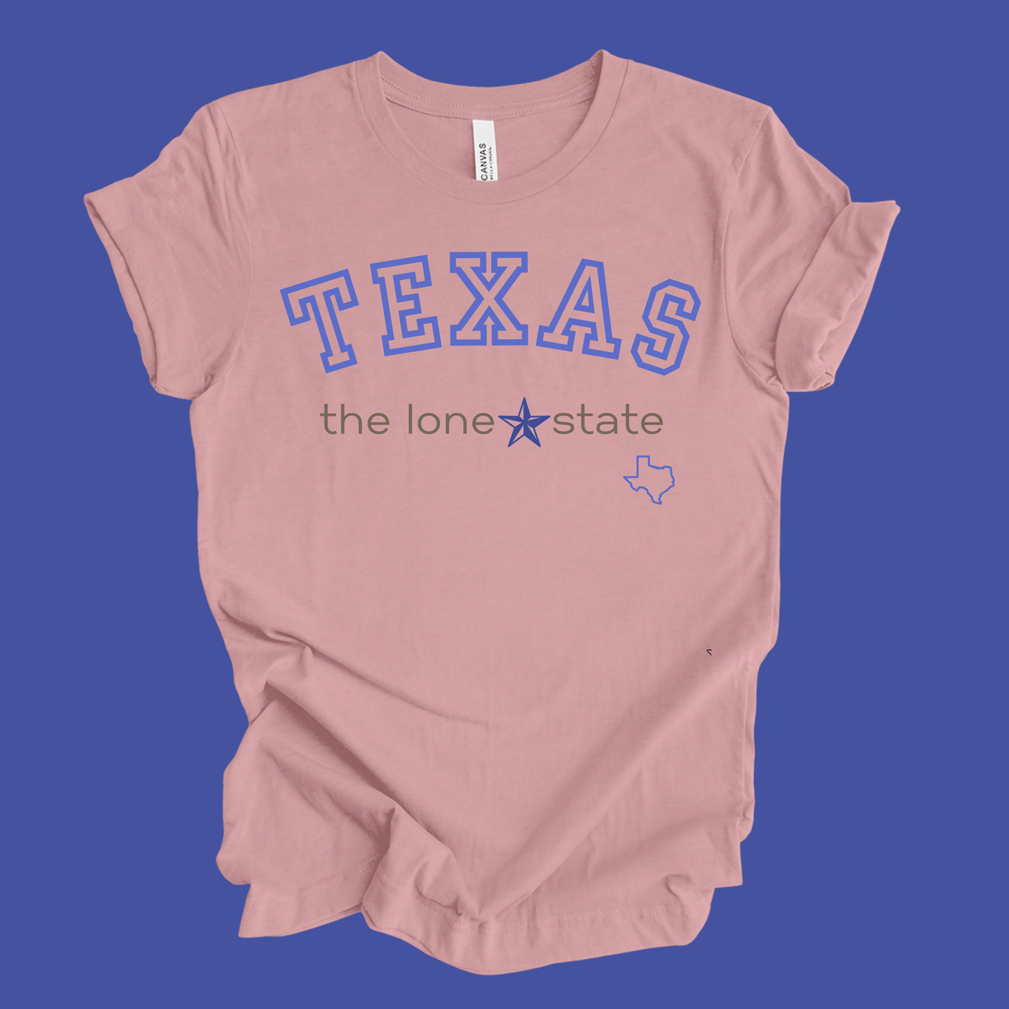 Texas 'The Lone Star State' Tee - Retro College Style T-Shirt