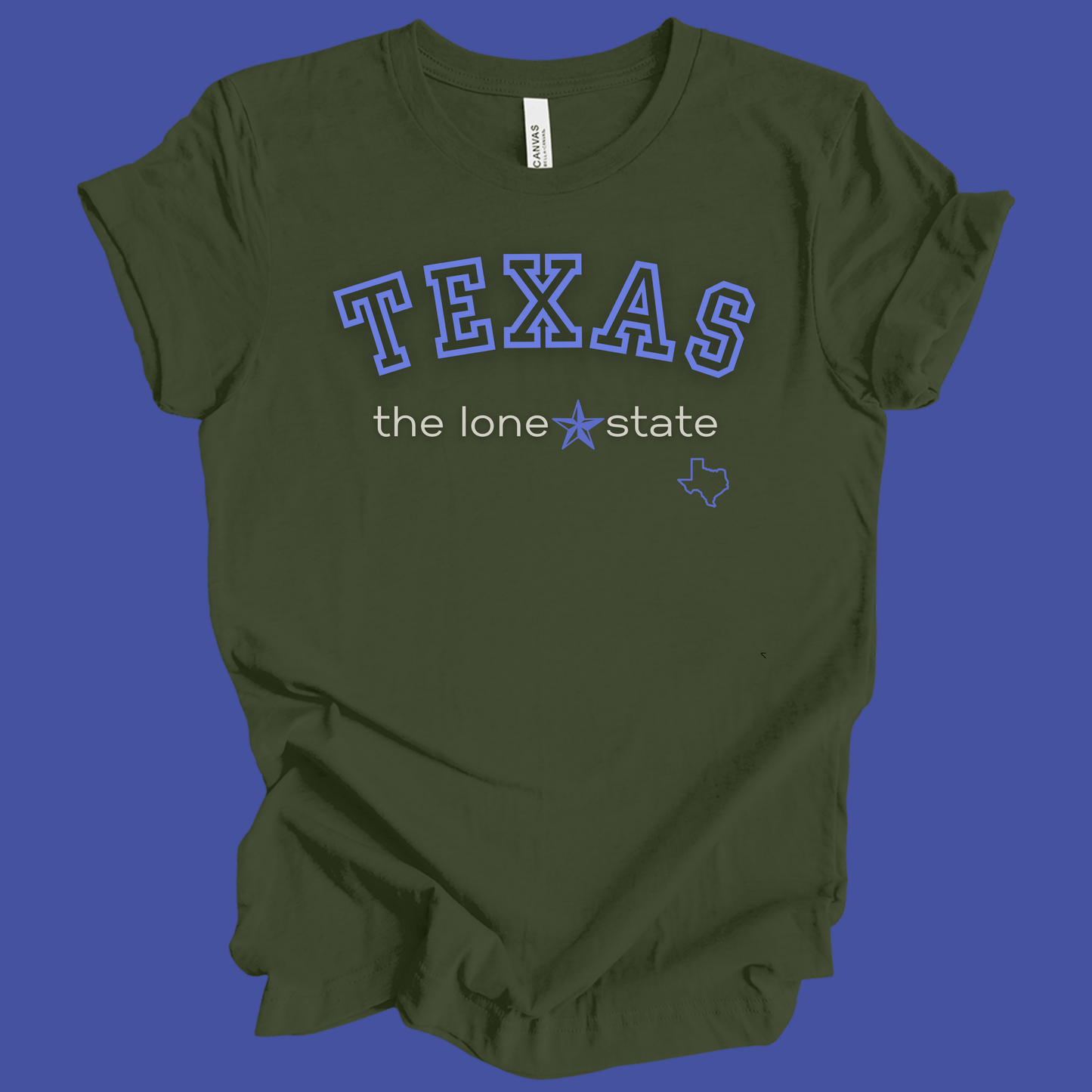 Texas 'The Lone Star State' Tee - Retro College Style T-Shirt