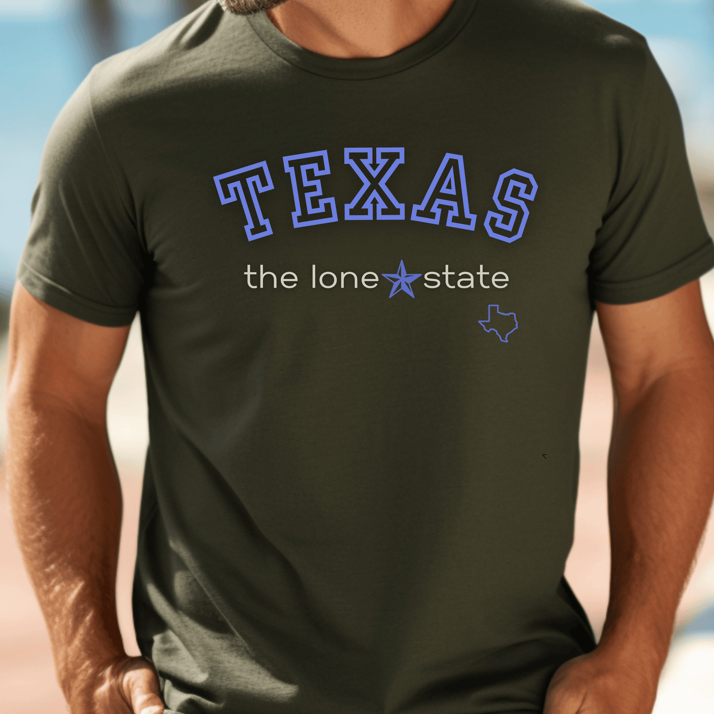 Texas 'The Lone Star State' Tee - Retro College Style T-Shirt