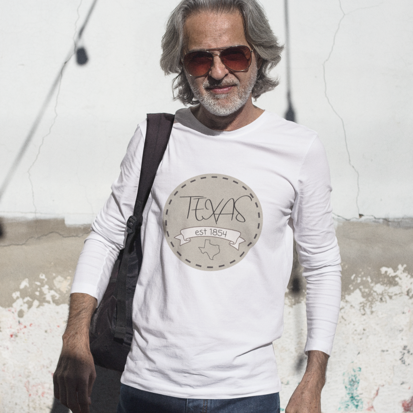 Texas Est. 1845 Long Sleeve Tee