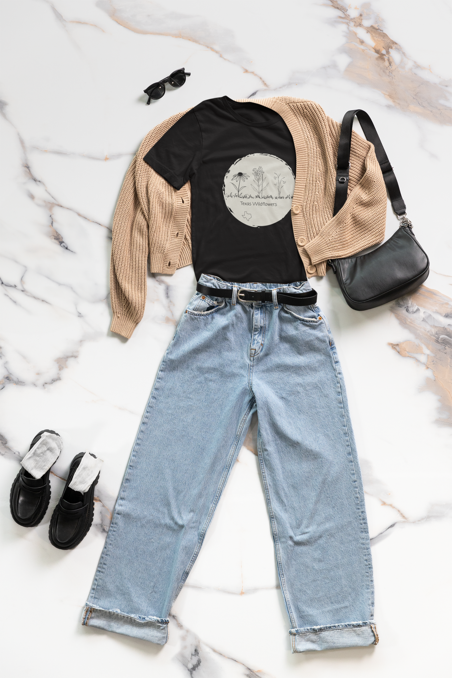 Texas Wildflower Long Sleeve Tee  - Explore Your Wild Side