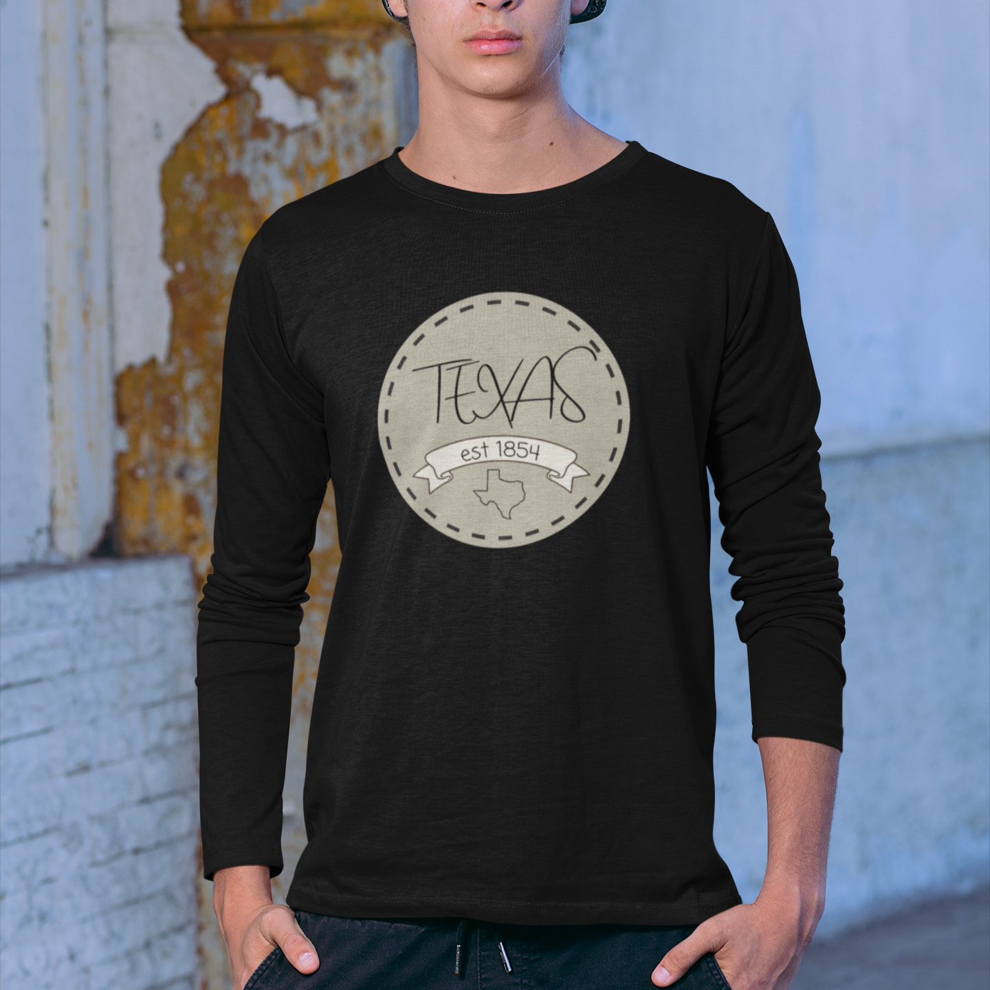 Texas Est. 1845 Long Sleeve Tee