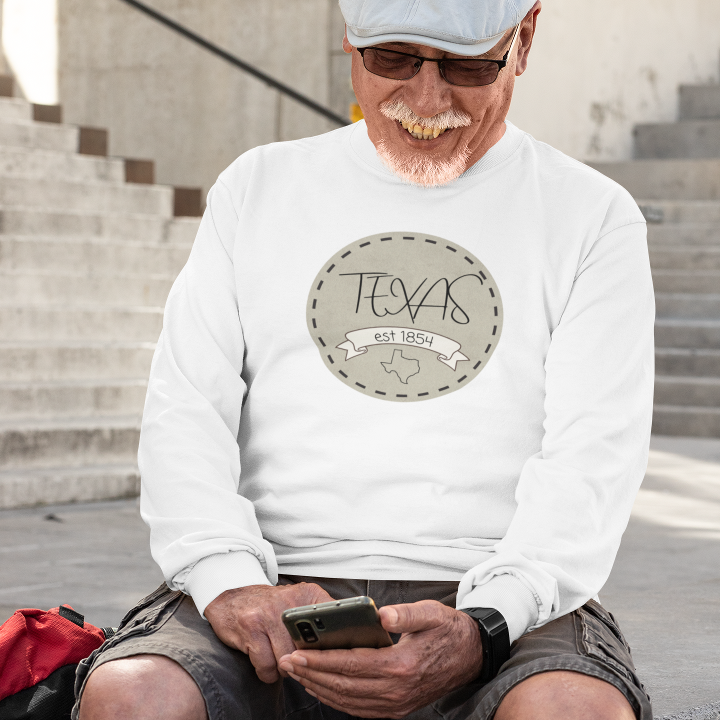 Texas Est. 1845 Long Sleeve Tee