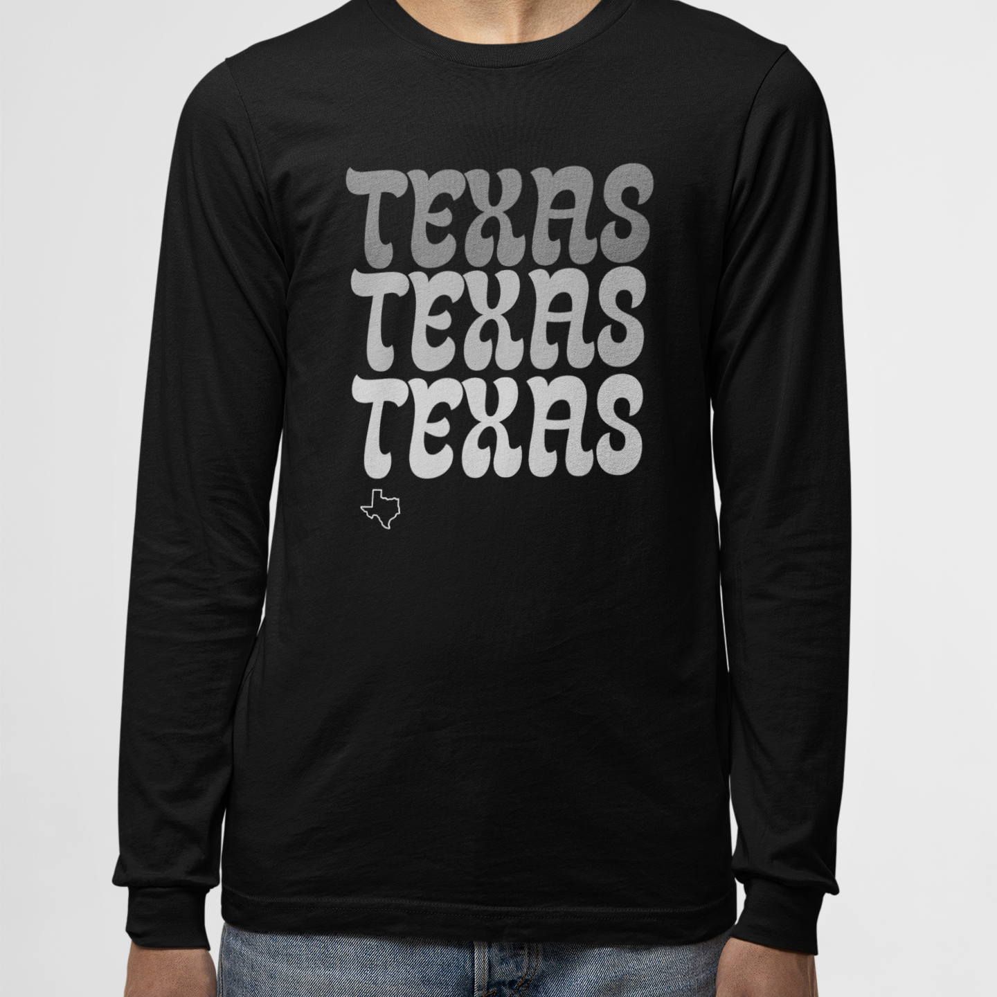 TEXAS TEXAS TEXAS - Long Sleeve Tee