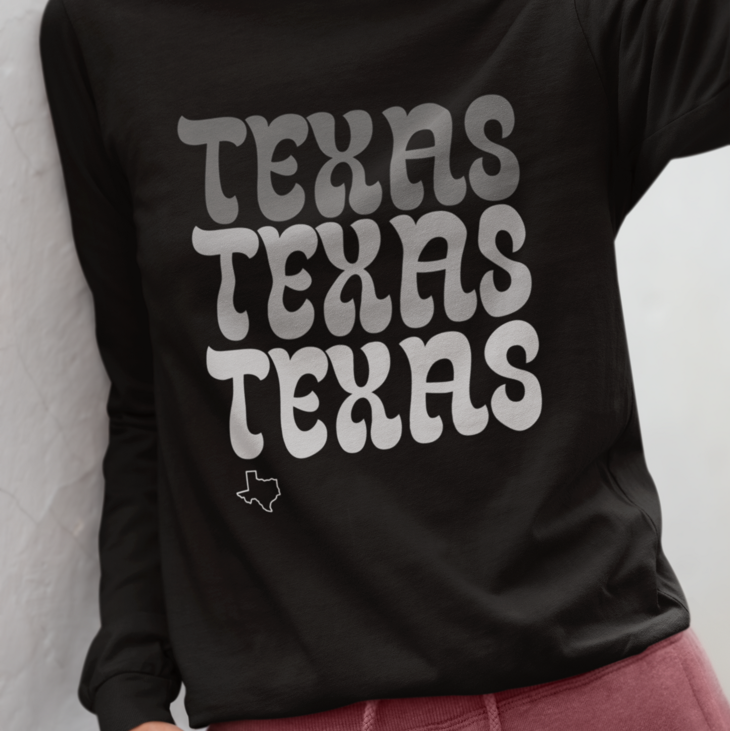 TEXAS TEXAS TEXAS - Long Sleeve Tee