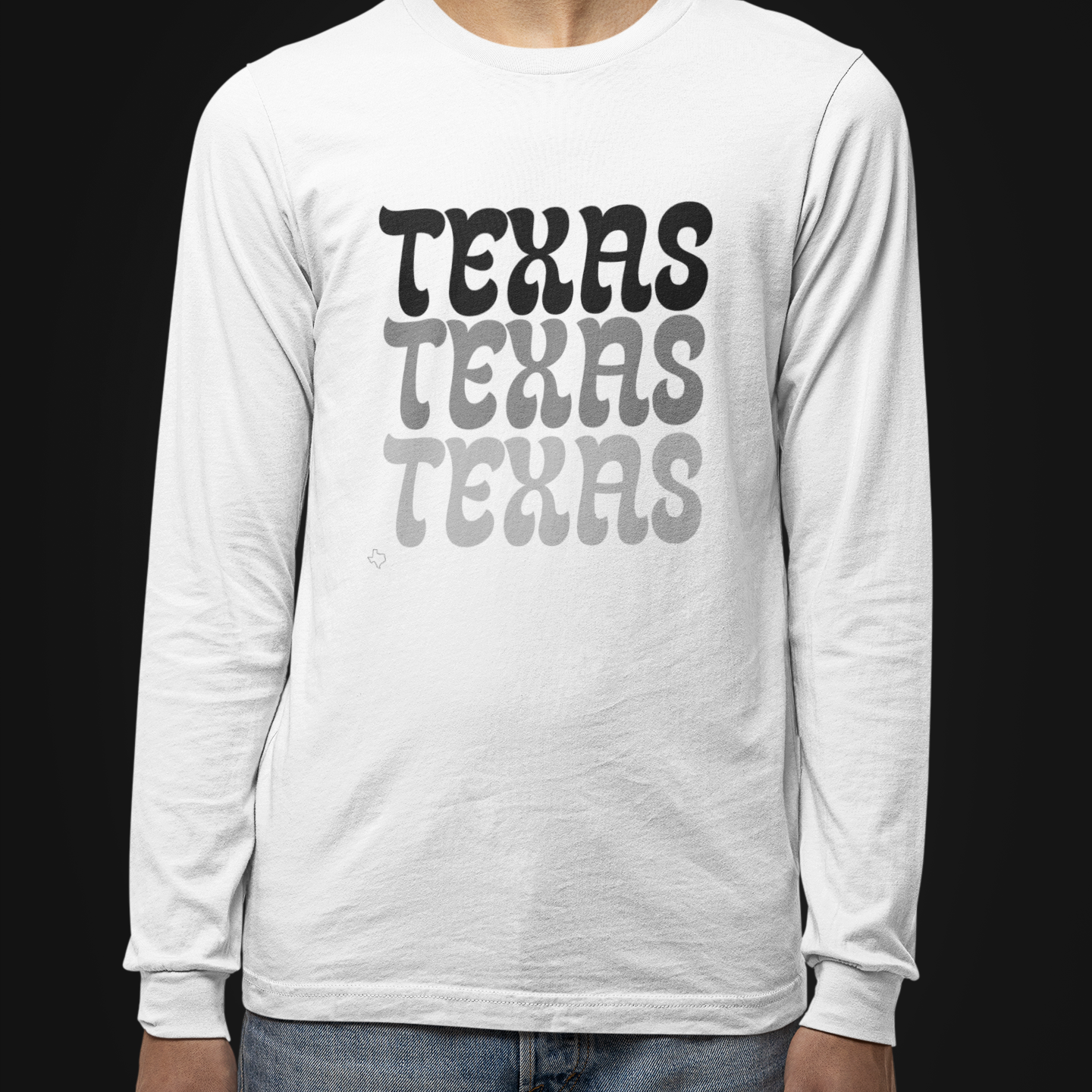 TEXAS TEXAS TEXAS - Long Sleeve Tee