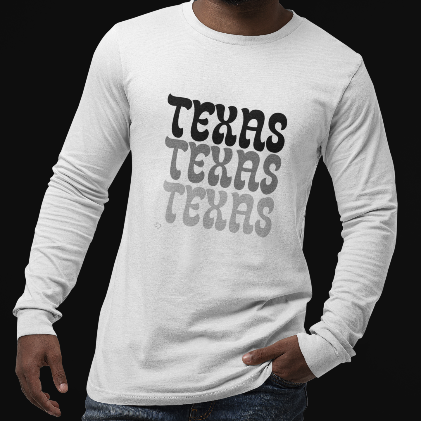 TEXAS TEXAS TEXAS - Long Sleeve Tee