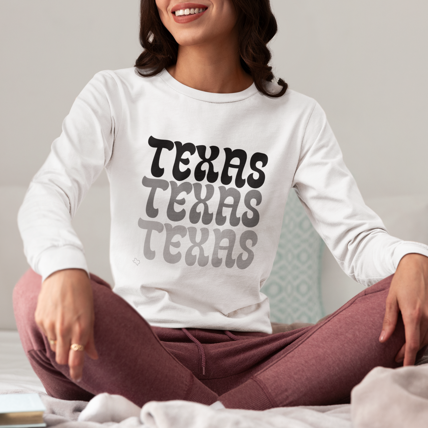 TEXAS TEXAS TEXAS - Long Sleeve Tee