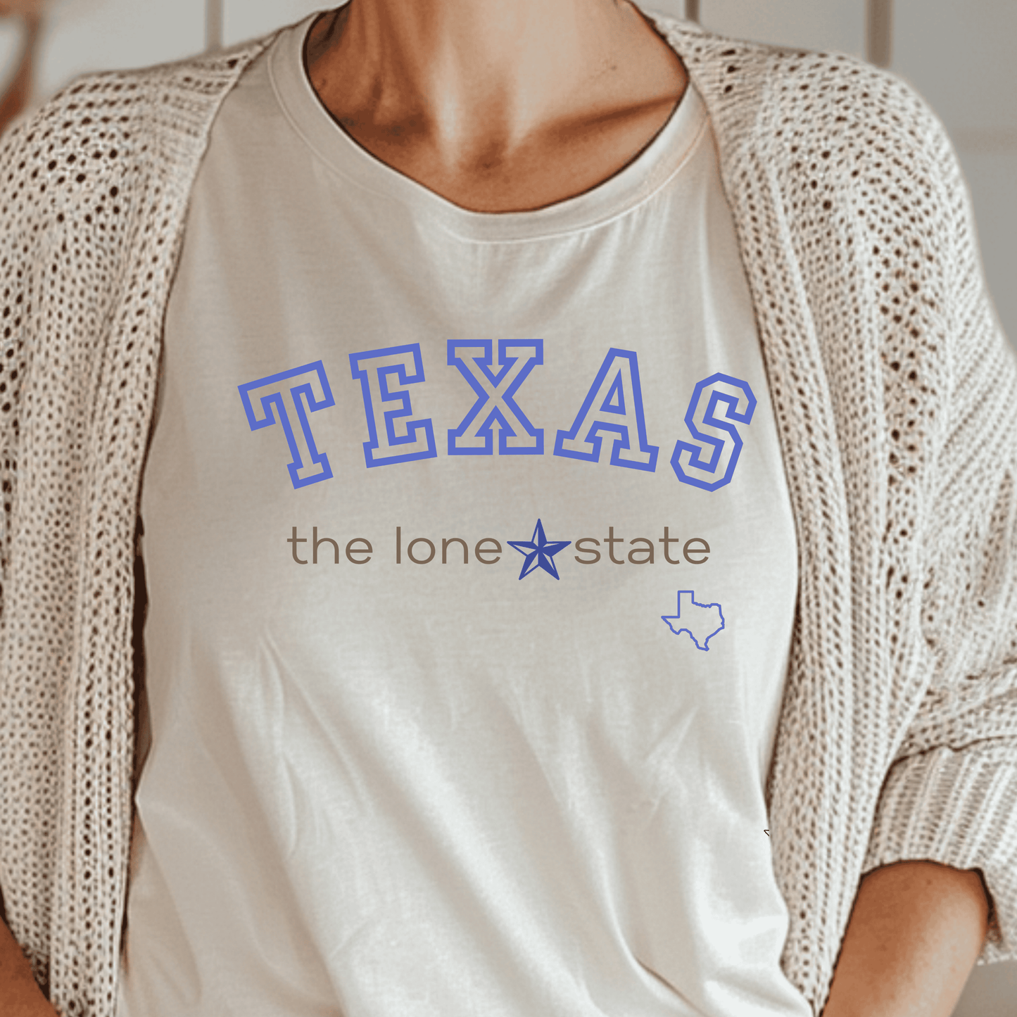 Texas 'The Lone Star State' Tee - Retro College Style T-Shirt