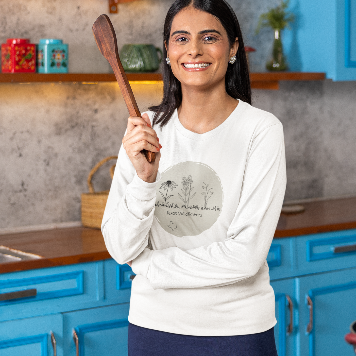 Texas Wildflower Long Sleeve Tee  - Explore Your Wild Side